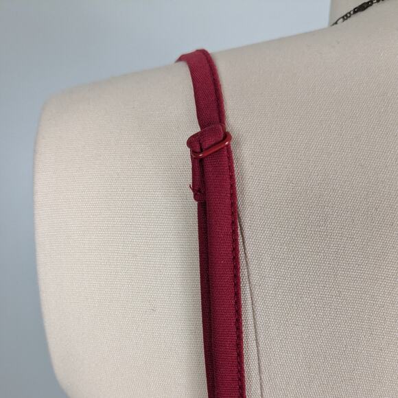 Y2K Express Mini Dress 9 10 Red Vintage 90s Grunge Whimsigoth Dark Fairy Mesh - Picture 8 of 12